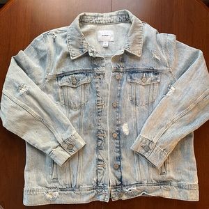 Old Navy Distressed Jean Jacket